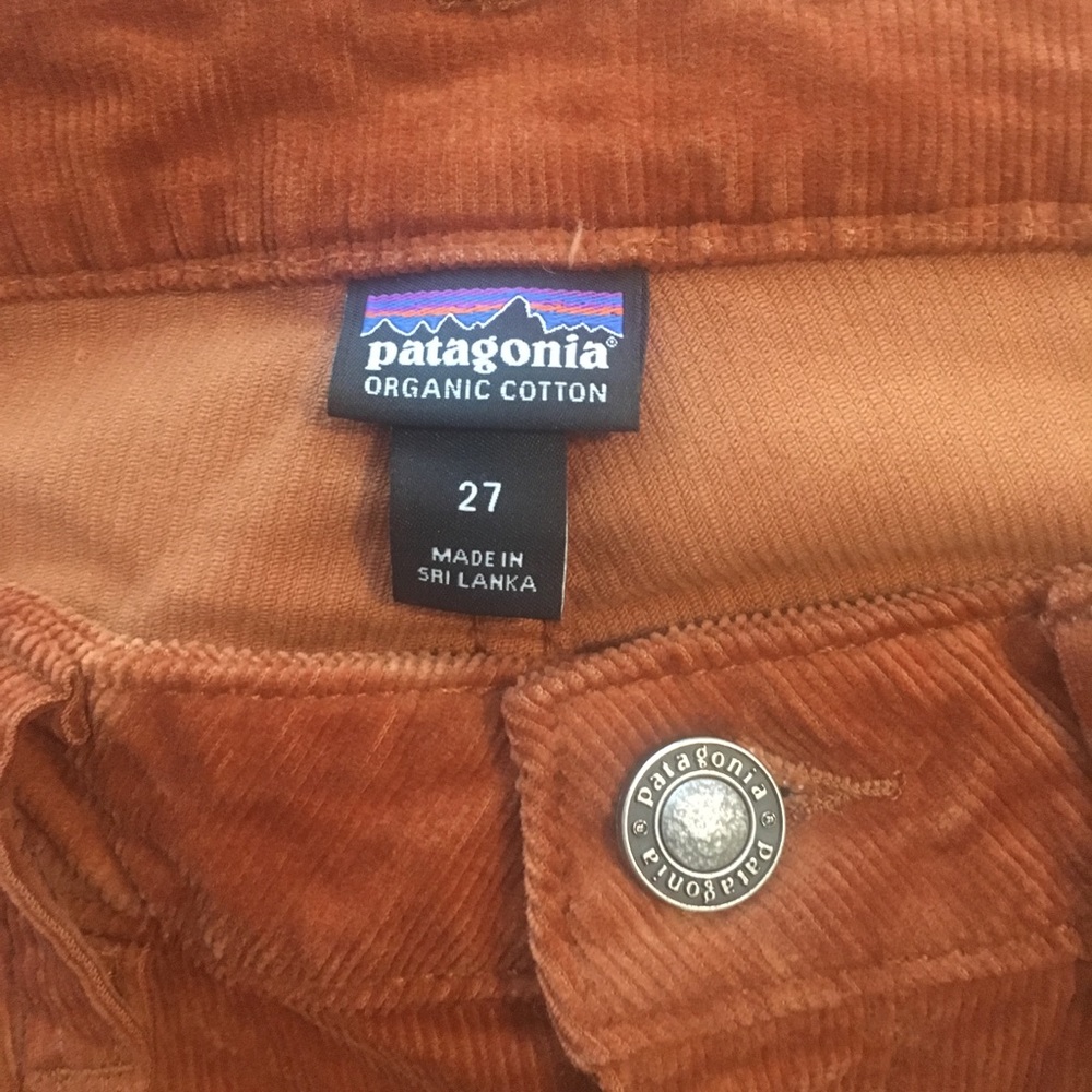 Patagonia Burnt Orange Corduroy Pants